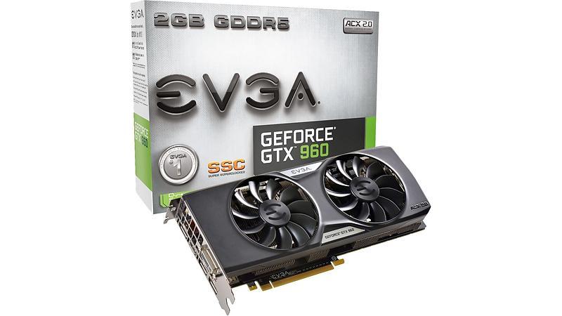 EVGA GeForce GTX 960 SSC 2GB