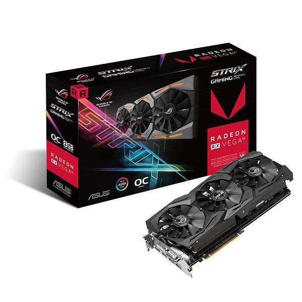 Asus Radeon RX Vega 56 Strix Gaming OC 2xHDMI 2xDP 8GB