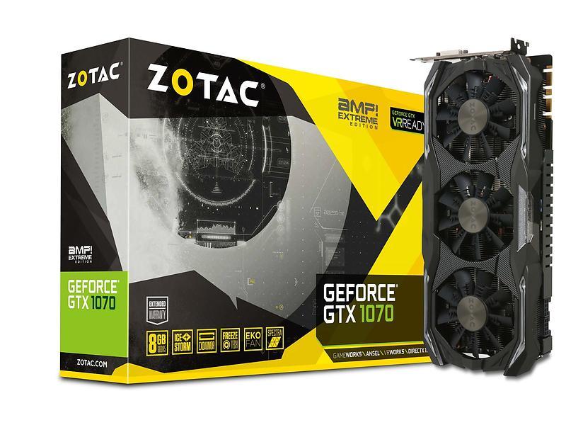 Zotac GeForce GTX 1070 AMP! Extreme Edition