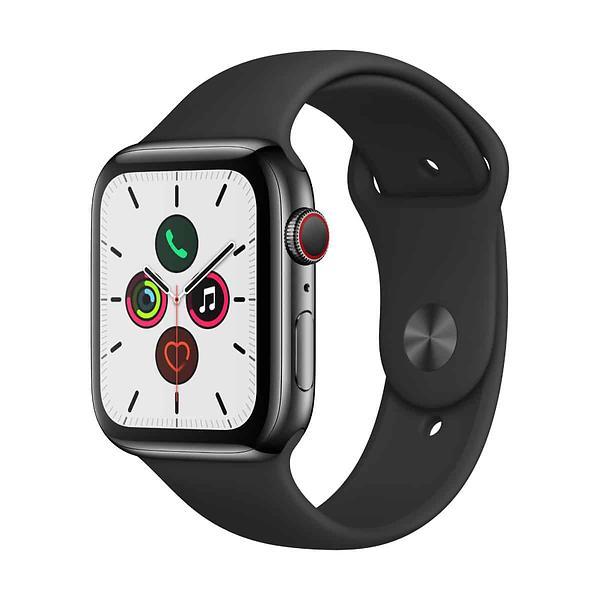 Apple Watch Series 5 4G 44mm Stainless Steel with Sport Band